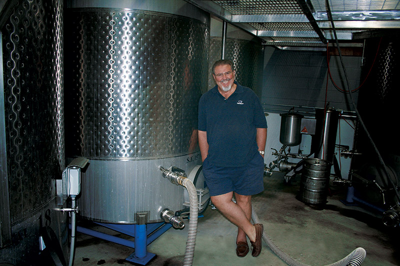 Gary Eberle Wine Tanks
