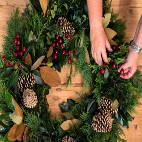 Holiday Wreath Making at Eberle Winery