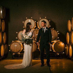 Paso Robles Winery Wedding Couple