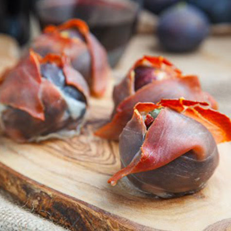 Prosciutto-Wrapped Gorgonzola Figs Photo